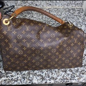 AUTHENTIC Louis Vuitton Artsy Hobo Bag Brown MM